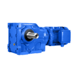 K Series Transmission Industrial Helical Gearbox With Motor
